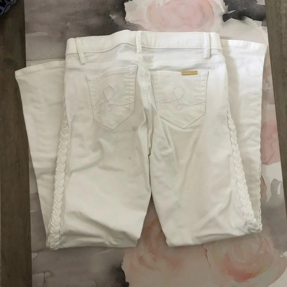 ! Lilly Pulitzer 0 White South Ocean Slim Crop Pant - Picture 4 of 8